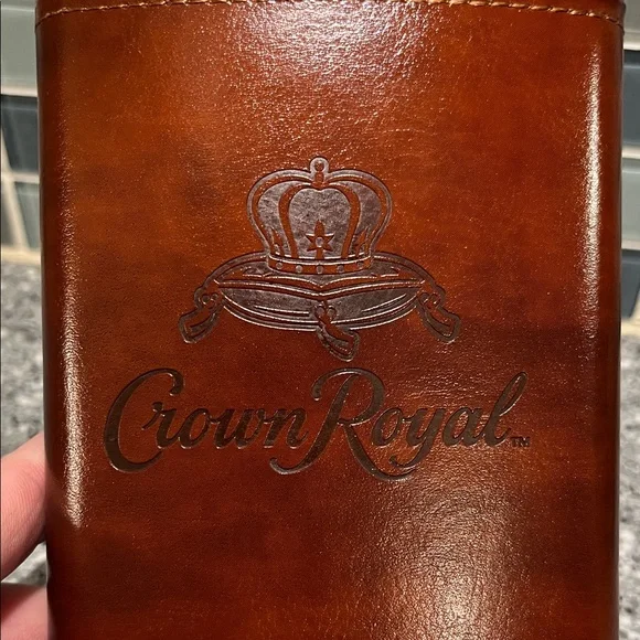 Crown Royal Leather Flask - Picture 4 of 4